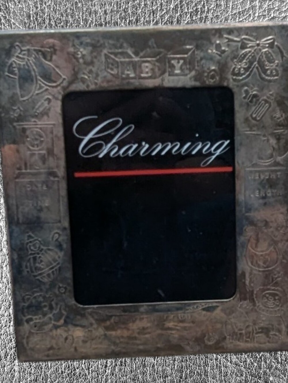 Charming Silver Plated Picture Frame